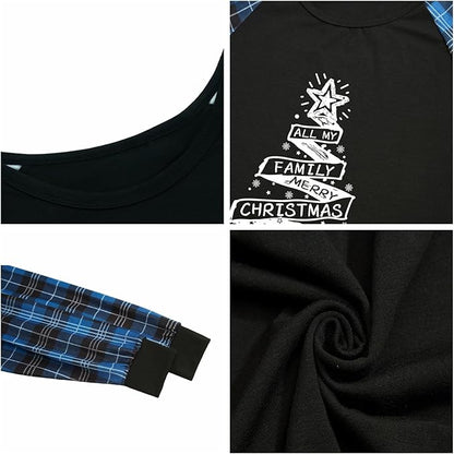 Christmas Pajamas for Family Christmas Pjs Family Pjs Matching Sets With Pocket