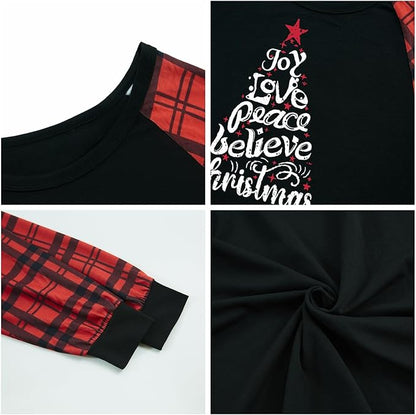 Christmas Pajamas for Family Christmas Pjs Family Pjs Matching Sets With Pocket