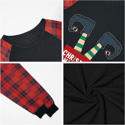 Christmas Pajamas for Family Christmas Pjs Family Pjs Matching Sets With Pocket