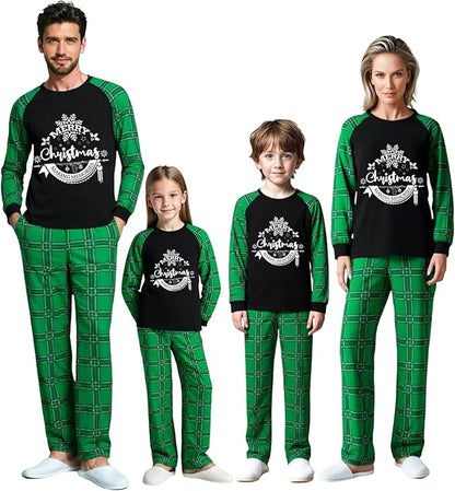 Family Christmas Match Pajamas Christmas Family Pjs Matching Sets With Pocket