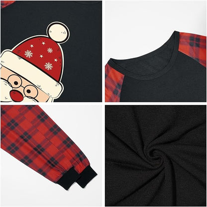 Family Christmas Match Pajamas Christmas Family Pjs Matching Sets With Pocket