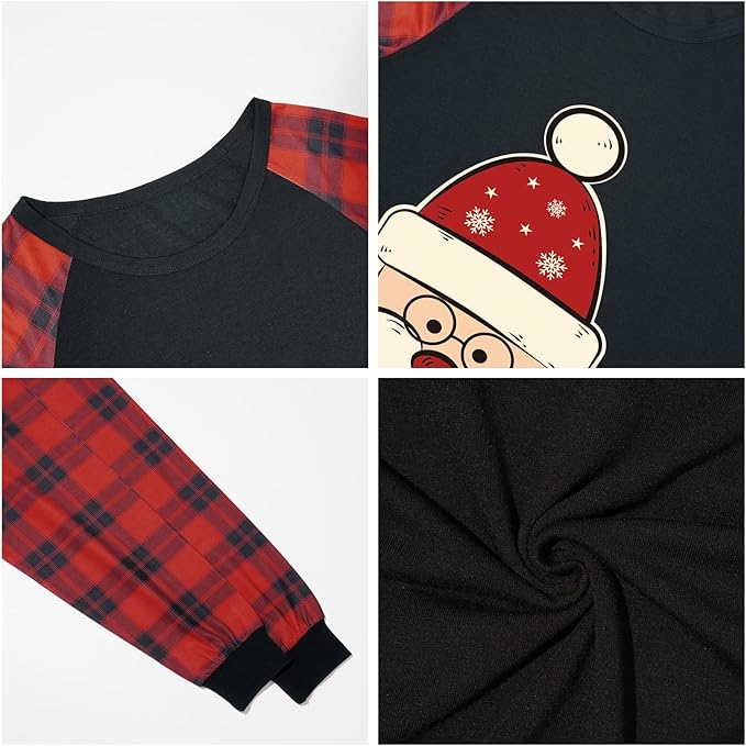 Christmas Pajamas for Family Christmas Pjs Family Pjs Matching Sets With Pocket