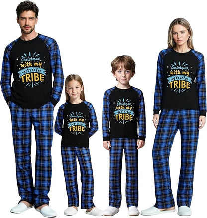 Family Christmas Match Pajamas Christmas Family Pjs Matching Sets With Pocket