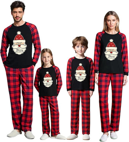 Family Christmas Match Pajamas Christmas Family Pjs Matching Sets With Pocket