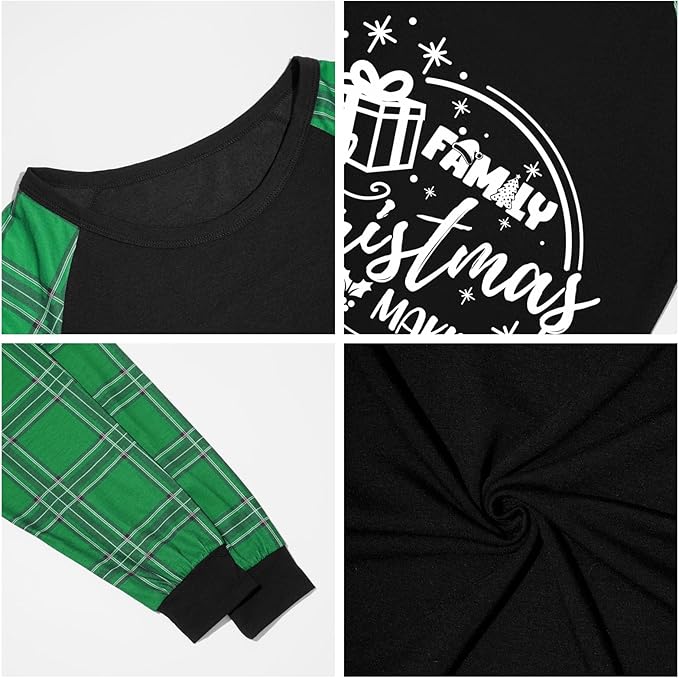 Christmas Pajamas for Family Christmas Pjs Family Pjs Matching Sets With Pocket