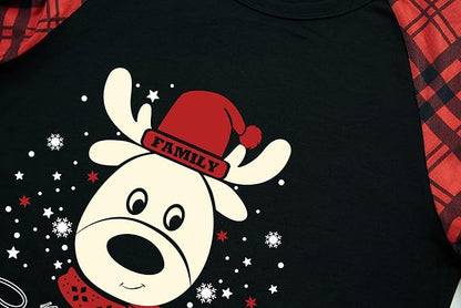 Family Christmas Match Pajamas Set Christmas Family Matching Pjs Sets With Pocket