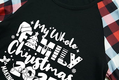 Family Christmas Match Pajamas Set Christmas Family Matching Pjs Sets With Pocket