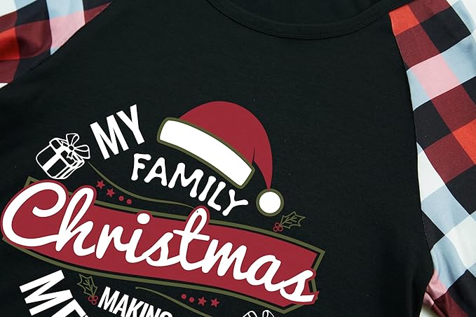 Family Christmas Match Pajamas Set Christmas Family Matching Pjs Sets With Pocket